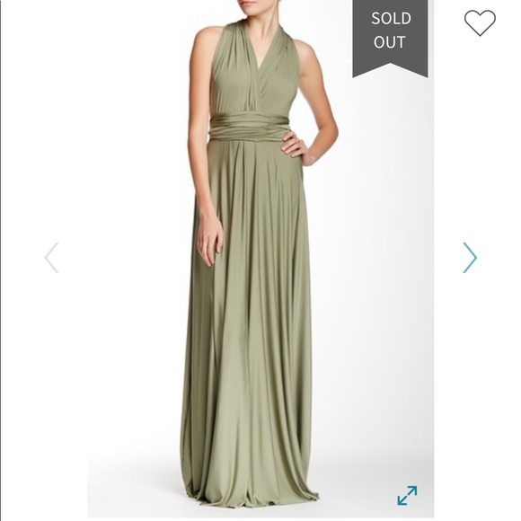 L’Atiste Halter Neck Maxi -sage interchangeable - Picture 1 of 2